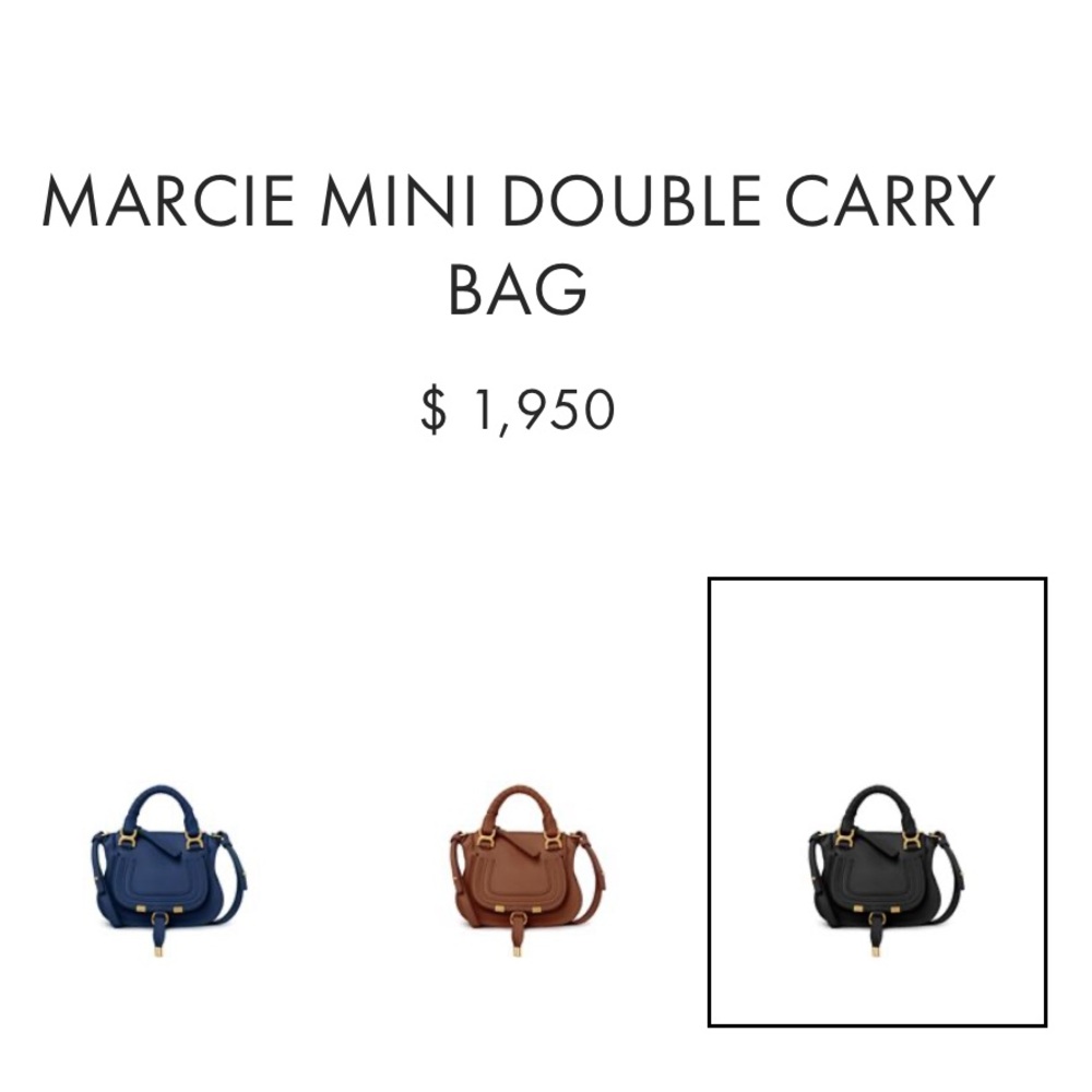 Chloé Marcie Mini in Light Blue - Picture 14 of 16